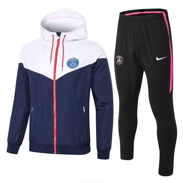 Rompevientos Paris Saint Germain Conjunto Completo 2018-19 Azul Blanco